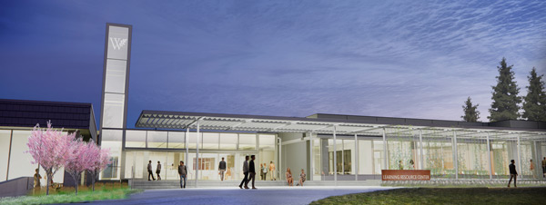 Rendering of West Valley LRC building