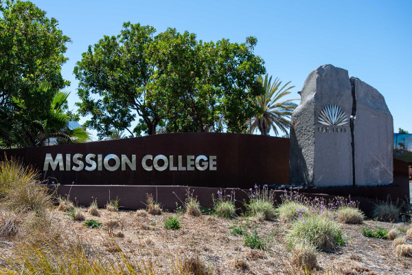 Mission College signage